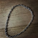 Handmade silver chain @mm wire thickness