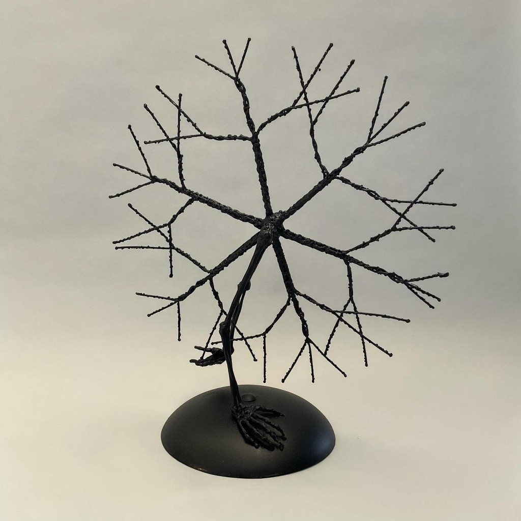 EMISSARY IV welded steel (kinetic sculpture)