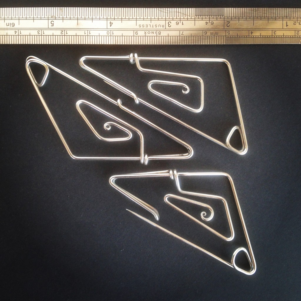 Kilt pin / Scarf pin / Safety Pin ... Stainless steel