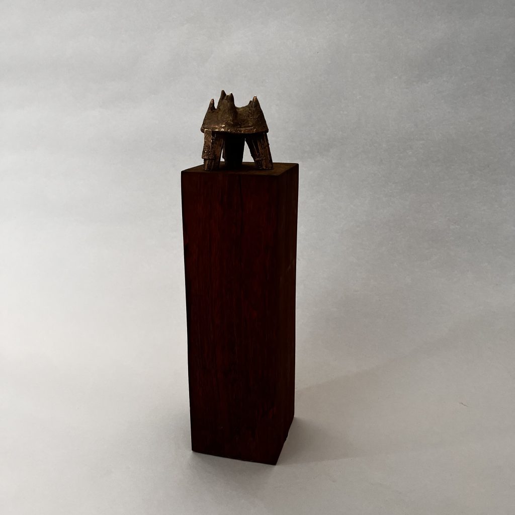 Sand cast bronze small sculpture